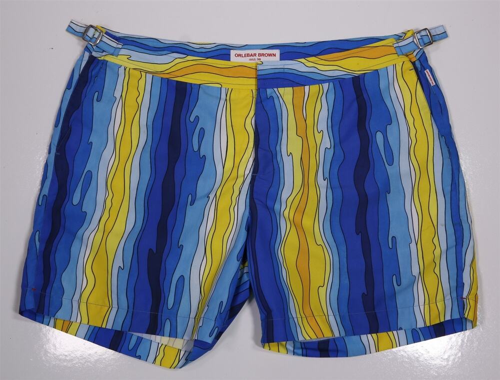 Orlebar Brown OB Classic Bulldog Abstract Graphic Swim Shorts 38